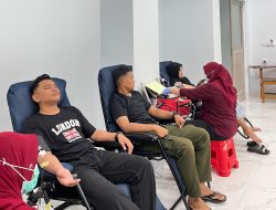 HMI Komisariat FOK UNG Sukses Gelar Donor Darah
