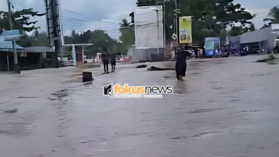 Banjir Limboto Barat Landa Gorontalo, Puluhan Rumah Terendam