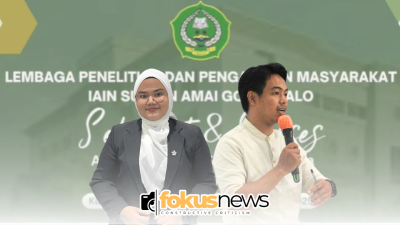 Dua mahasiswa IAIN Sultan Amai Gorontalo, Fitri Ayu Ramadhani dan Ahmad Faruq Ananda, terpilih sebagai peserta KKN Nusantara V 2025 yang akan dilaksanakan di Kulon Progo, Yogyakarta. Foto(Alkaf/Fokusnews)