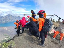 Drama Rinjani Berakhir Sukses: Pendaki Brasil Selamat Berkat Kolaborasi Tim Gabungan
