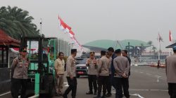 1.250 Personel Gabungan Amankan Aksi di Gedung DPR/MPR (foto Humas Polres Jakpus). (Gebrak Gorontalo)