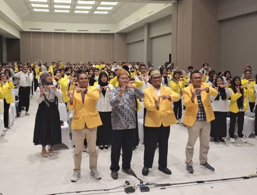 Orientasi Studi Mahasiswa Baru (OSMB) Universitas Terbuka Gorontalo tahun akademik 2025/2026 di Hotel Amaris Kota Gorontalo, Sabtu (23/8/2025).