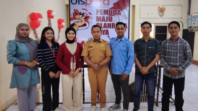 Foto Bersama Kadispora, Danial Ibrahim dan Peserta PPAP Gorontalo. Senin (15/9/25)