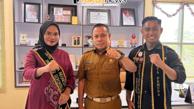 Kepala Dinas Pemuda dan Olahraga Provinsi Gorontalo, Danial Ibrahim, menerima secara resmi kedatangan dua pemuda asal Gorontalo yang telah menyelesaikan tugas sebagai peserta Program Pertukaran Pemuda Antar Provinsi (PPAP) Tahun 2025. Dokumen (FOKUSNEWS))