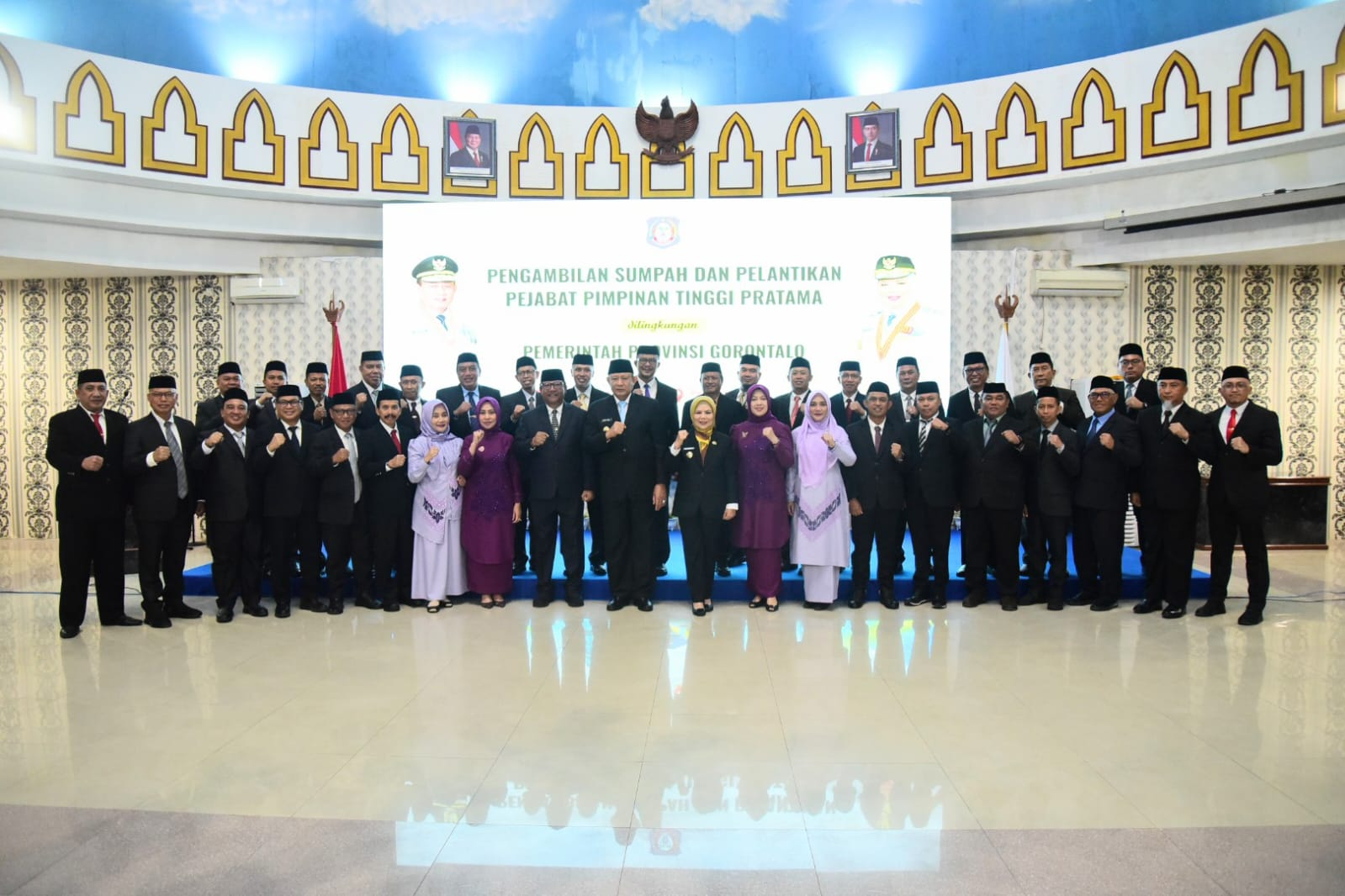 Pelantikan 25 Pejabat OPD Pemprov Gorontalo. Foto : Kominfo Provinsi Gorontalo