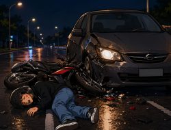 Lakalantas Maut di Bone Raya, Pengendara Motor Tewas di Tempat