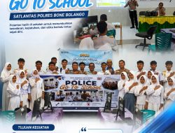 Satlantas Bone Bolango dan Jasa Raharja Kompak Bangun Budaya Tertib Berlalu Lintas