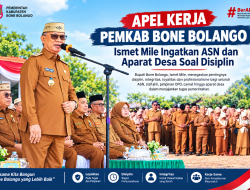 Apel Kerja Pemkab Bone Bolango, Ismet Mile Ingatkan ASN dan Aparat Desa Soal Disiplin