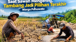 Saat Sawah Mengering, Tambang Jadi Pilihan Terakhir Warga Pohuwato