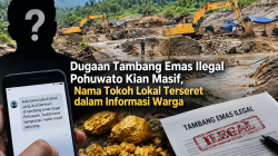 Dugaan Tambang Emas Ilegal Pohuwato Kian Masif, Nama Tokoh Lokal Terseret dalam Informasi Warga